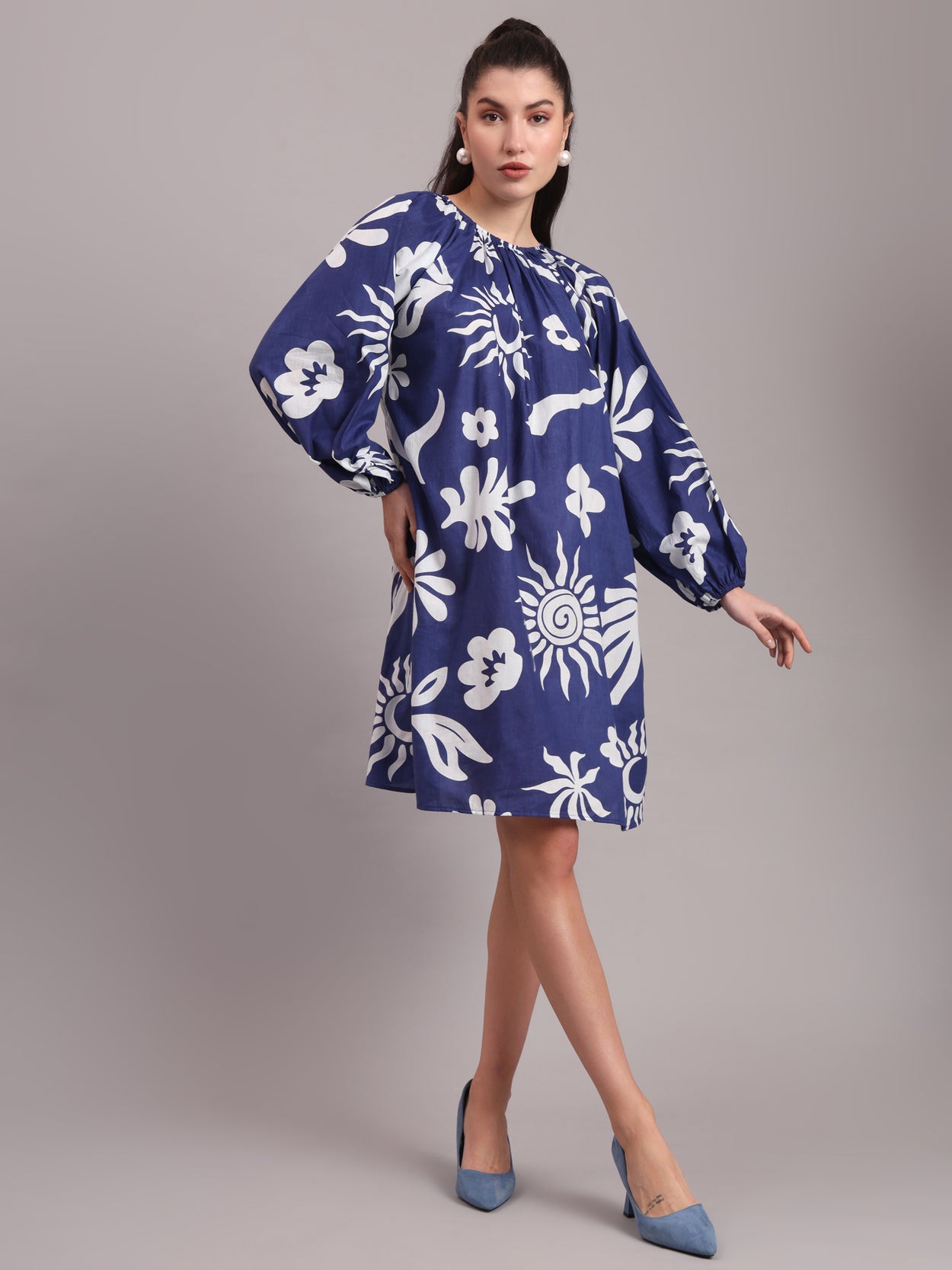 Indigo Celestial Freefall Dress