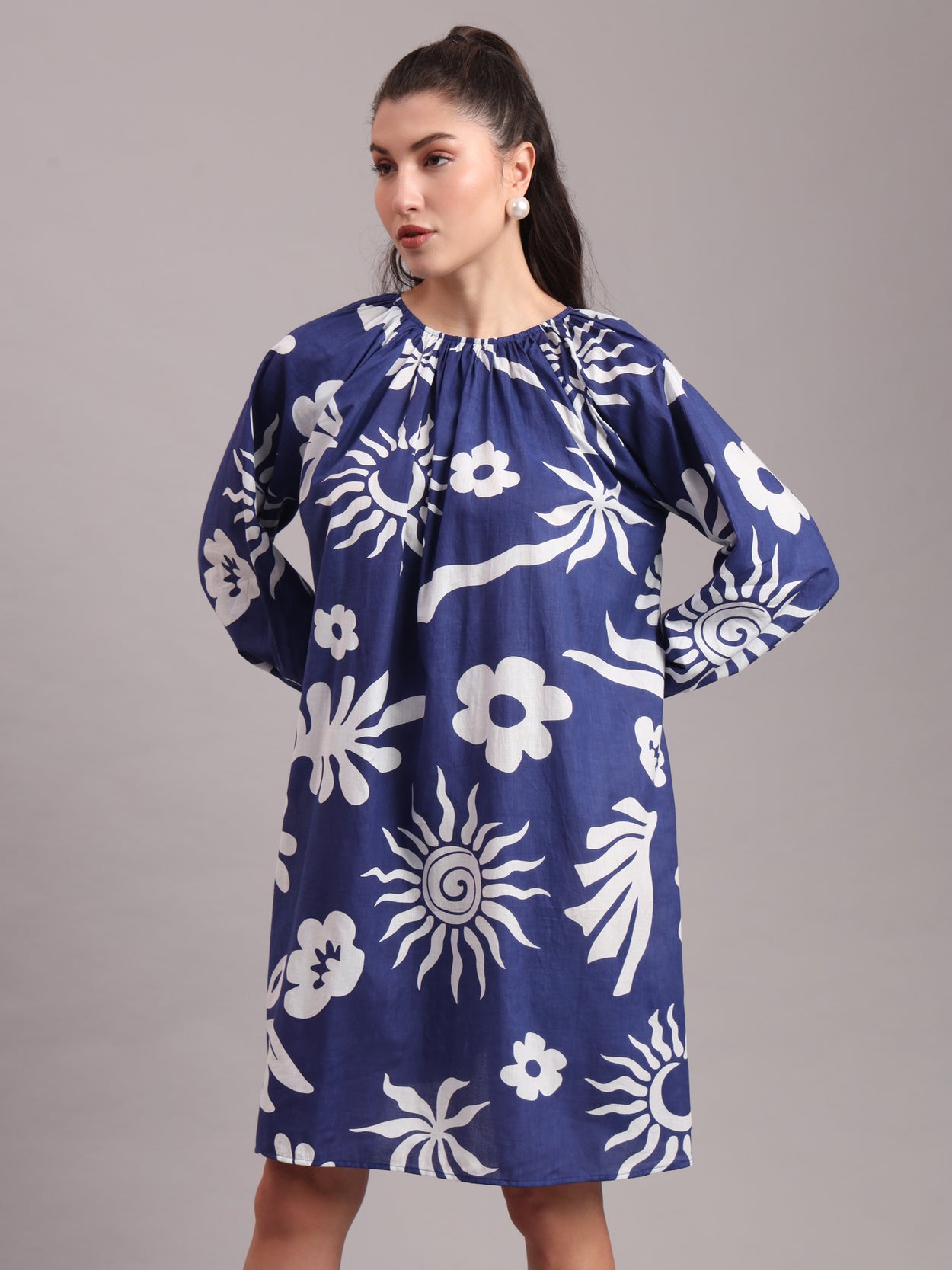 Indigo Celestial Freefall Dress