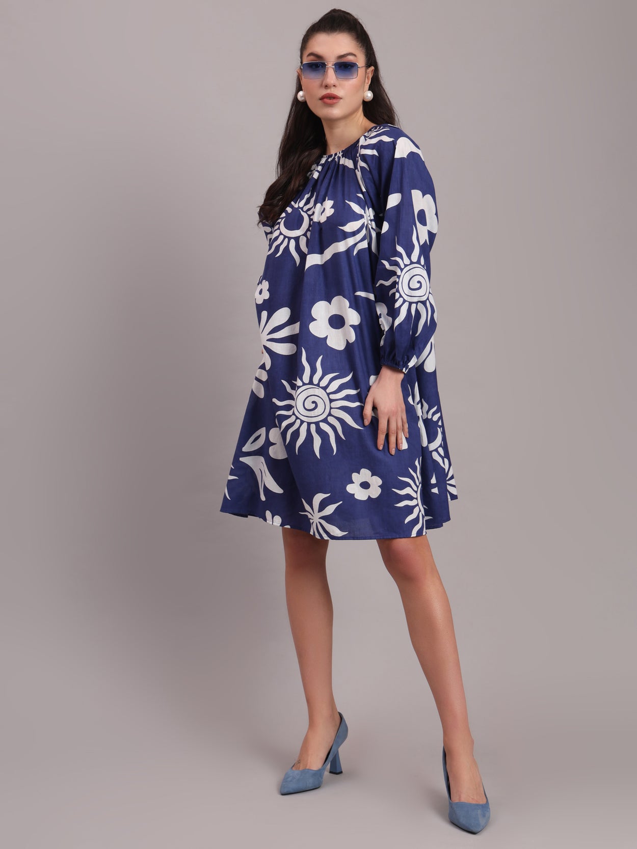 Indigo Celestial Freefall Dress