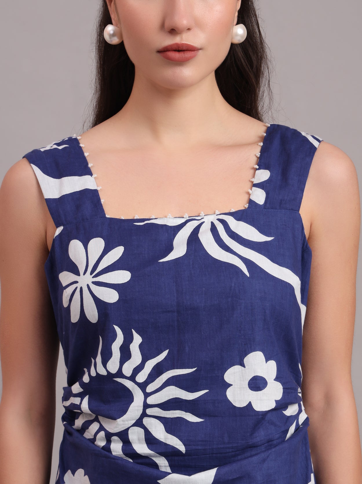 Indigo Celestial Midi Dress