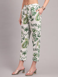 Olive Paisley High Low Co-ord Set