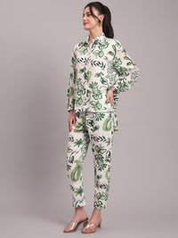 Olive Paisley High Low Co-ord Set